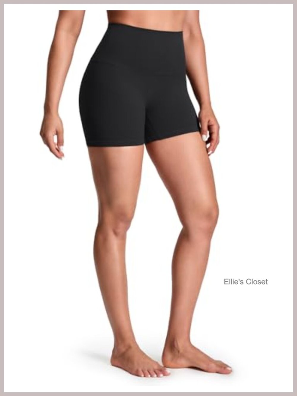 High Waisted Tummy Control Biker Shorts 4" Inseam